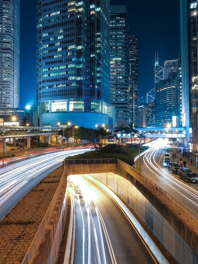 timelapse photography of cars in road during nighttime